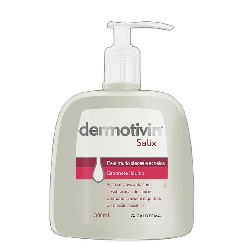 Dermotivin Salix - Sabonete Líquido Facial 300ml em Oferta na Shopee