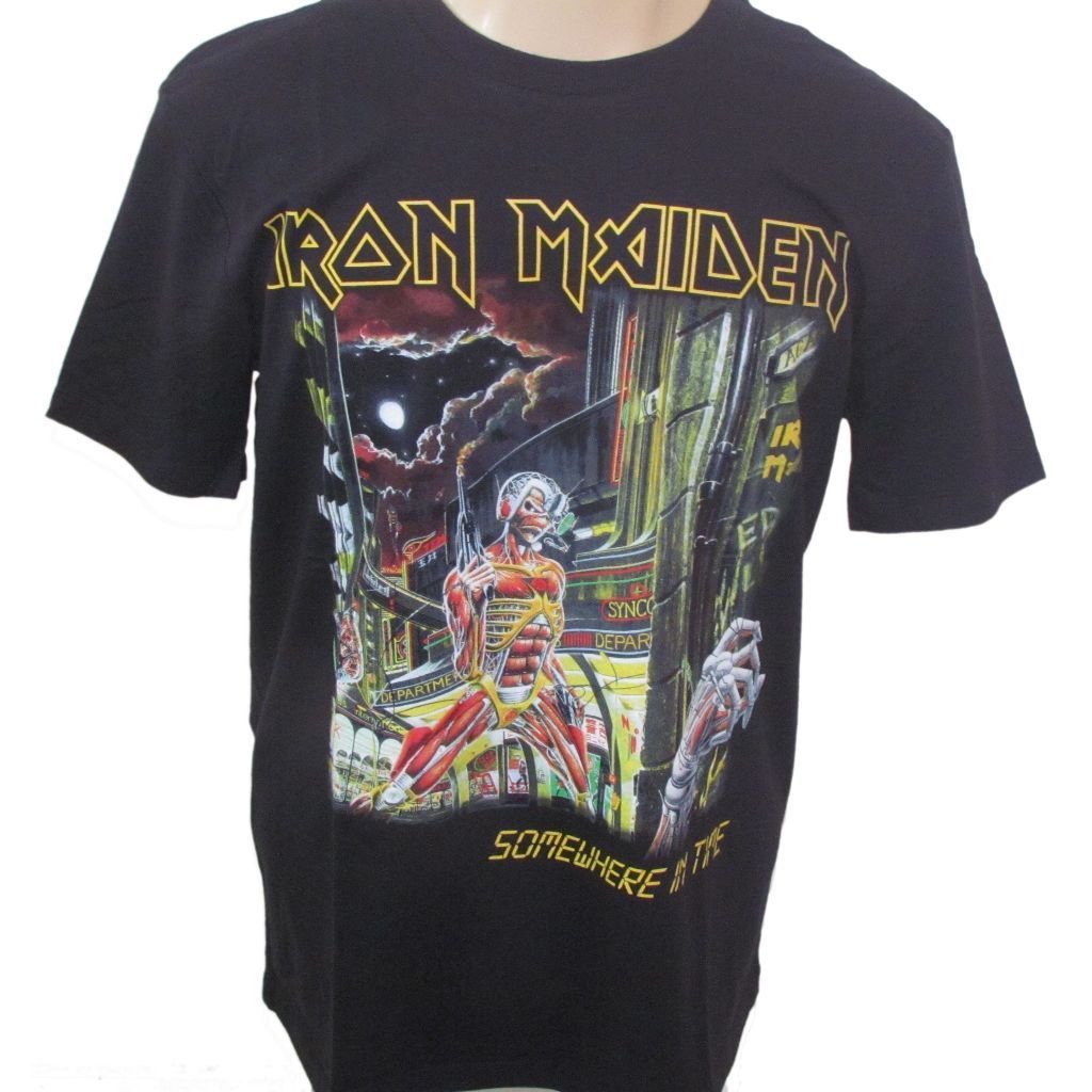Camiseta Iron Maiden Somewhere in Time consulado do Rock