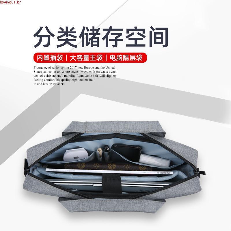Bolsa para Laptop portátil masculina feminina 15.6/16.1 polegadas Apple Dell Asus pasta de ombro empresarial