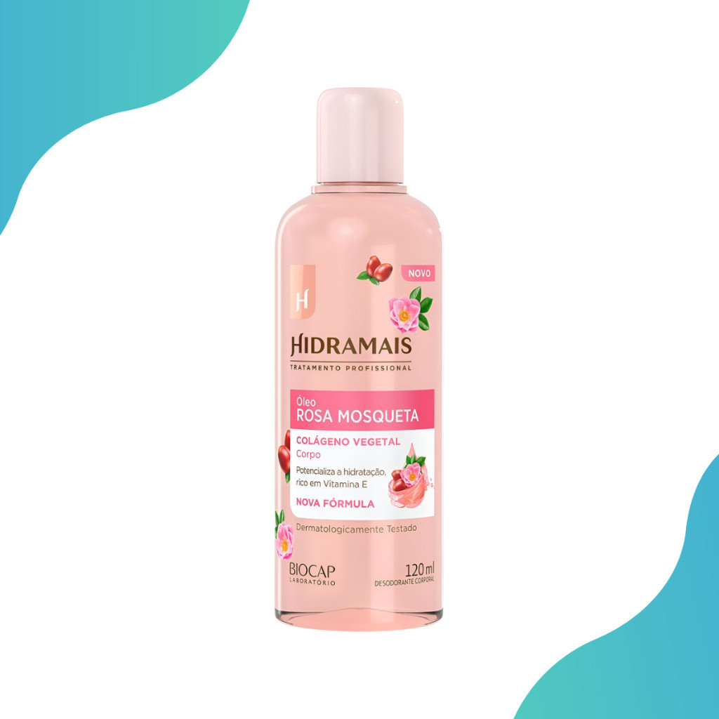 Óleo Corporal Rosa Mosqueta Hidratante 120ml Hidramais