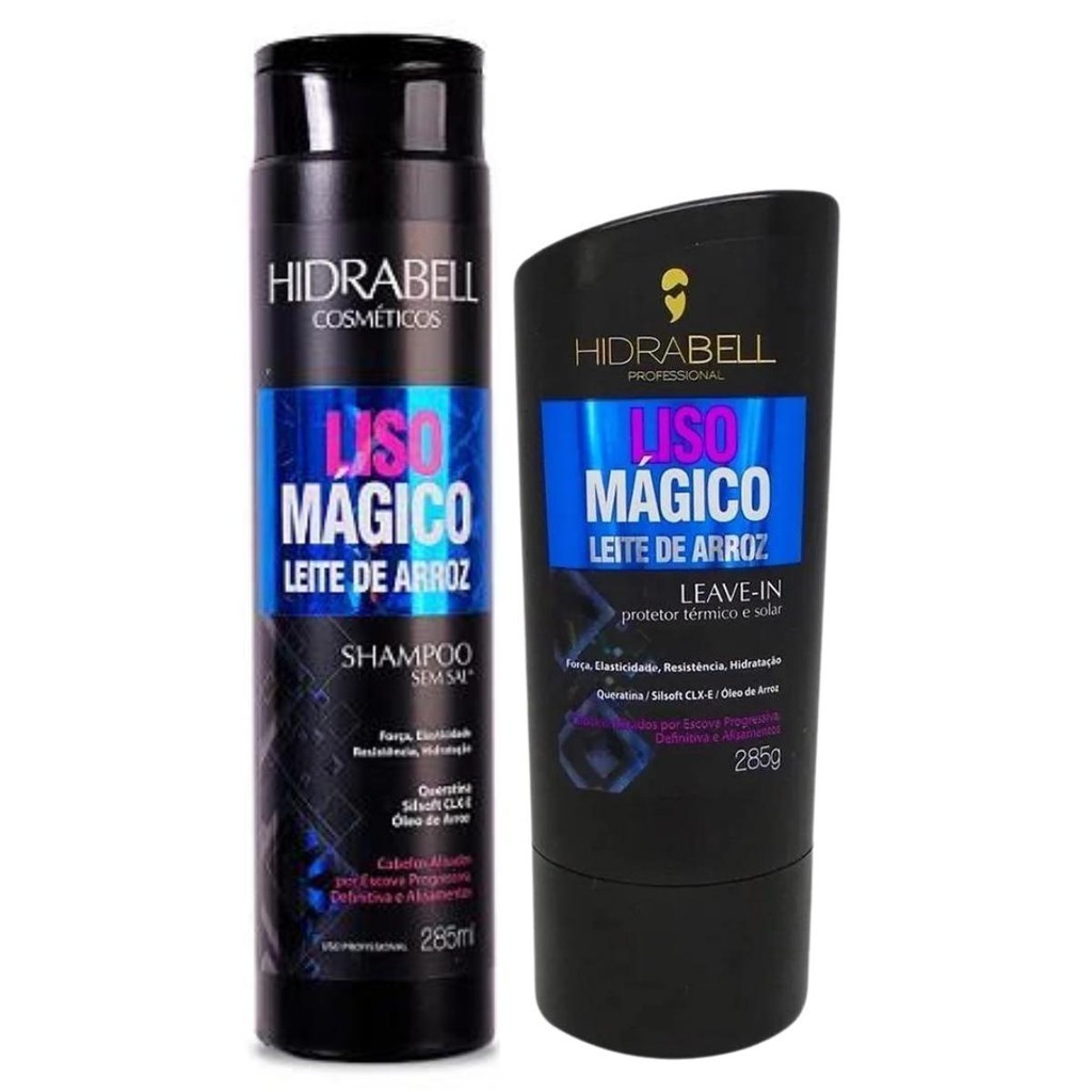 Kit Hidrabel Liso Mágico  - Shampoo + Leave-In