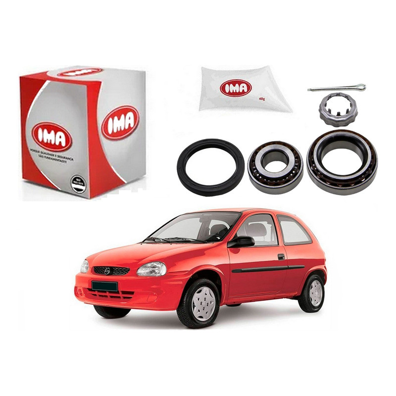 Kit Rolamento Roda Traseiro Corsa 1.0 1.6 2000 A 2002