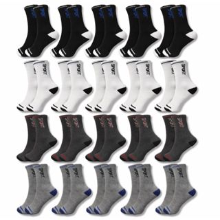 kit 12 pares de meias cano longo masculina vários modelos cano curto soquete feminina unissex em Oferta na Shopee