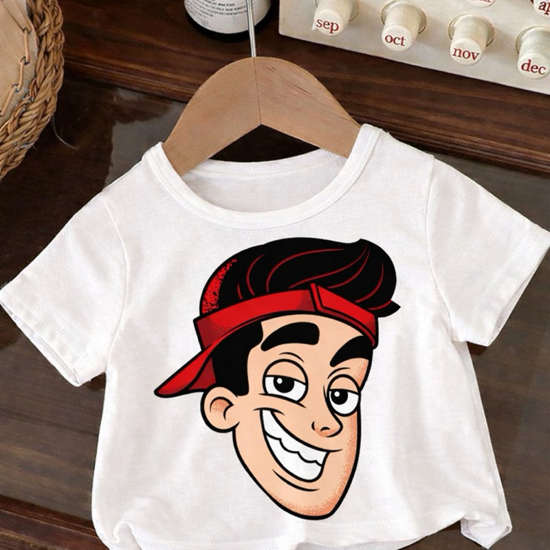 Camiseta Enaldinho Youtuber Desenho Lançamento Camisa 100% Algodão Confortável Estilosa