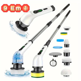 Escova 9 Em 1 Recarregável De Limpeza Ajustável Janela Banheiro E Cozinha TOP em Oferta na Shopee