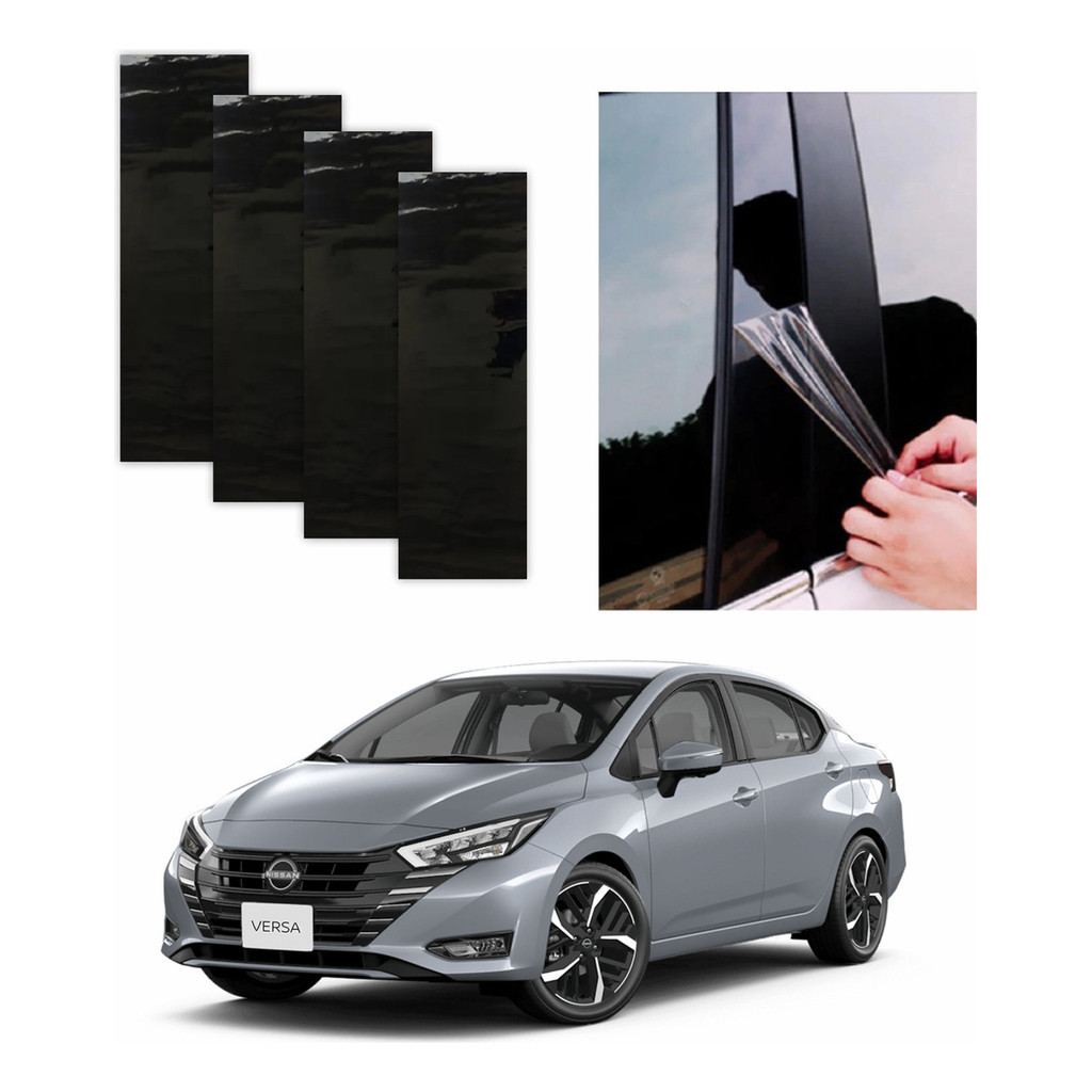 Protetor Coluna Black Piano Nissan Versa 2015 A 2025
