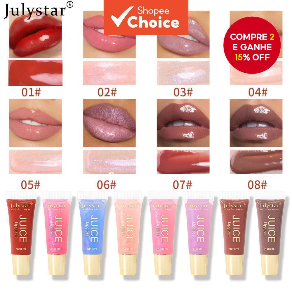 Julystar Luz De Água Transfronteiriça Bip Labial Hidratante Duradouro Brilho Textura De Umidade Natural Iluminar Manguei em Oferta na Shopee