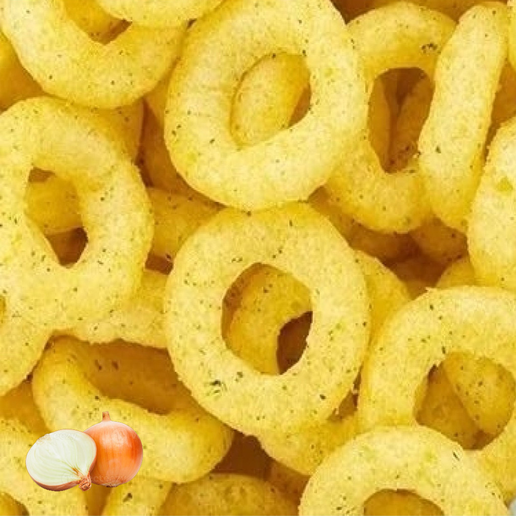 Salgadinho sabor Cebola - Gostinho de Infância