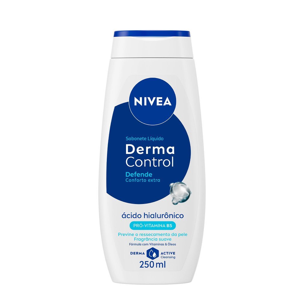 Sabonete Líquido Nivea Derma Control Defende 250ml em Oferta na Shopee