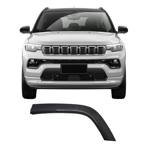 Moldura Paralama Tras. Esquerdo Jeep Compass 60930889 Orig. Cinza-escuro