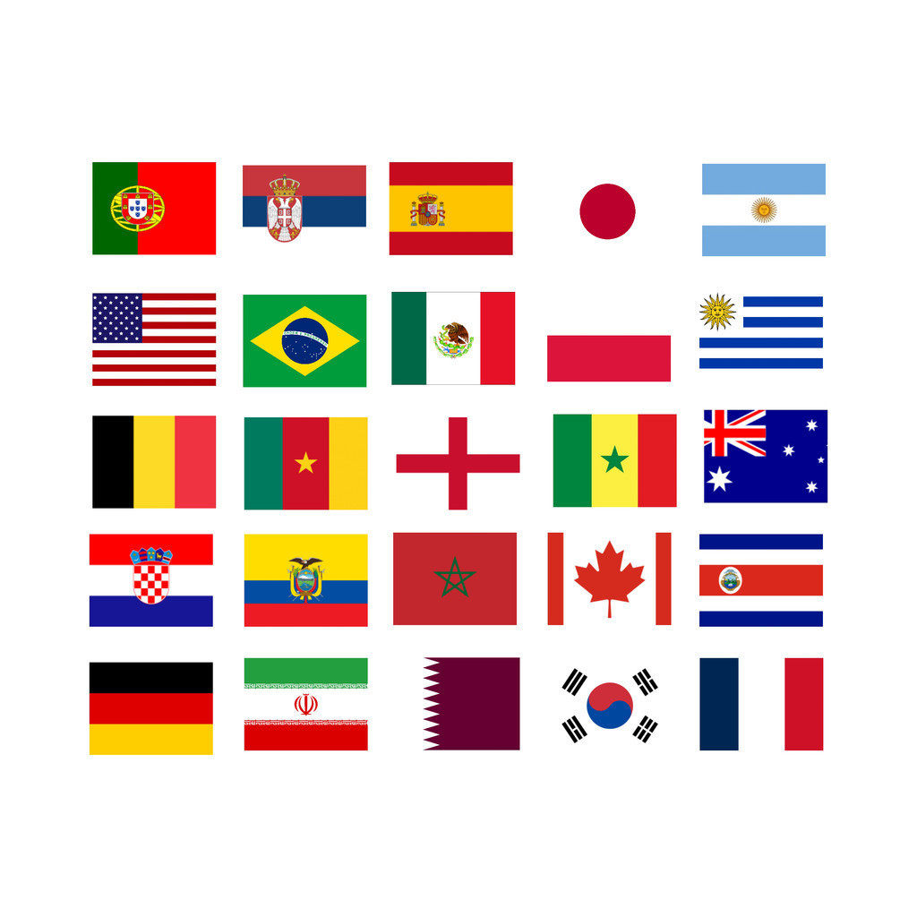 25 Adesivo Tema Bandeira Copa do Mundo Paises 4cm em Oferta na Shopee