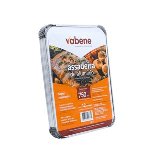 Kit 12 Assadeira 750ml Marmita Descartável Alumínio E Tampa em Oferta na Shopee