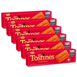 Kit 6 Biscoitos Doces Tostines Especiarias 150g - Nestlé