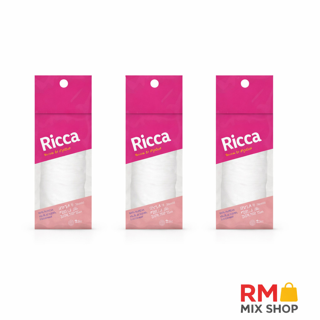 Kit 3 Discos Algodão  - Ricca, Ideal para Maquiagem