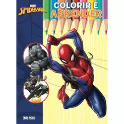 Colorir e Aprender Marvel | Homem Aranha