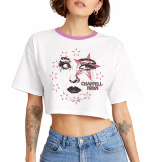 Cropped Oversized Chappell Roan Rosto Star em Oferta na Shopee