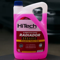 Aditivo para radiador 5L Diluido Rosa Hitech ht10080 Galão