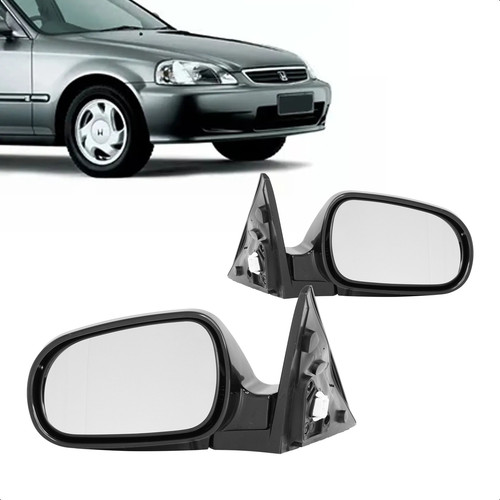 Retrovisor Civic 1996 1997 1998 1999 2000 Espelho Elétrico