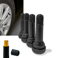 Bico Válvula Para Pneu Sem Câmara Tr414 4 Unidades carro aro:13, 14, 15, 16, 17 e 18 Universal