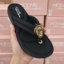 Chinelo Feminino Rasteira Modare Ultra Conforto Ortopédico Esporão