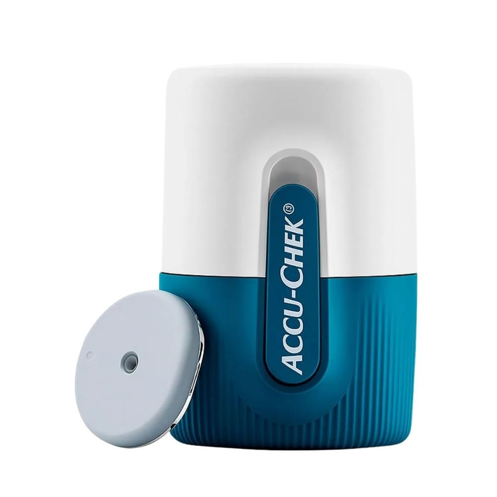 Sensor de Monitoramento Accu Chek Smart Guide com 1 Aplicador Integrado em Oferta na Shopee
