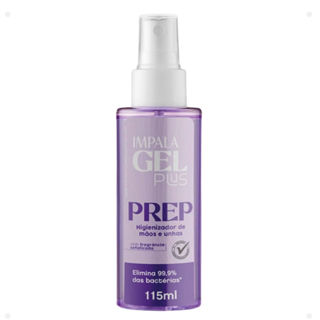 Prep Higienizador Impala De Mãos E Unhas Gel Plus 115ml em Oferta na Shopee