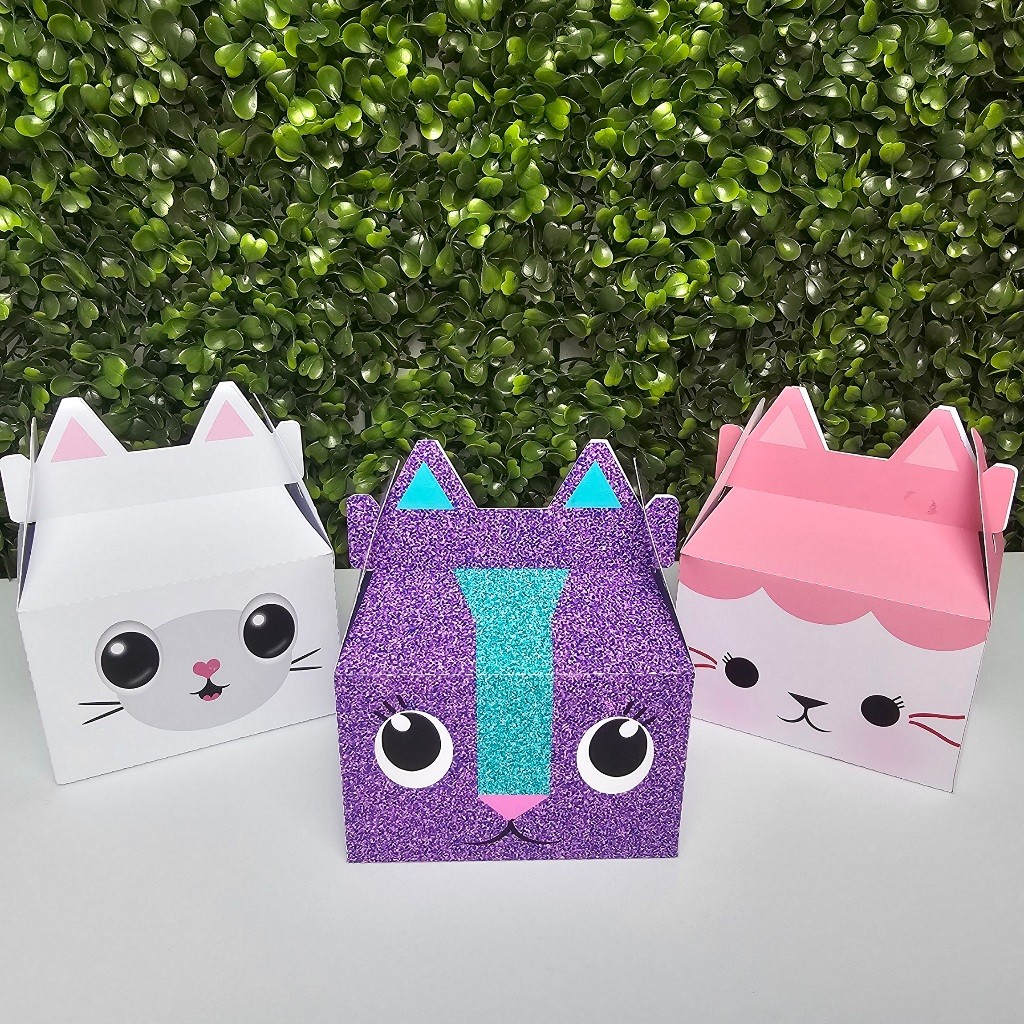 Maletinhas Gatinhos Casa Magica da Gabby Personalizados Festa Infantil - Aniversário - Lembrancinha