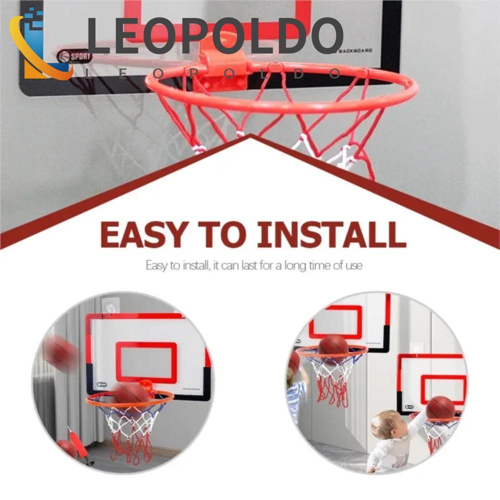 LEOPOLDO Mini Cesta De Basquete Para Crianças , Conjunto De Interna Jogos De Segurança , Dobrável