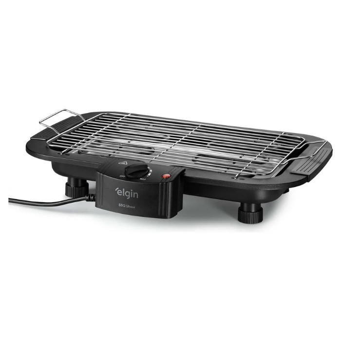Churrasqueira Elétrica BBQ Show 127V - cor: preto Elgin em Oferta na Shopee