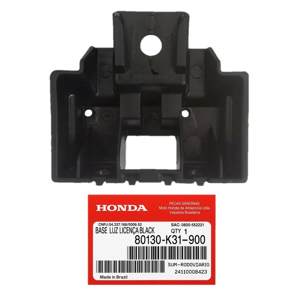 Detalhes do Base Luz De Placa Licença Honda Cb 250f Twister 2016 A 2022