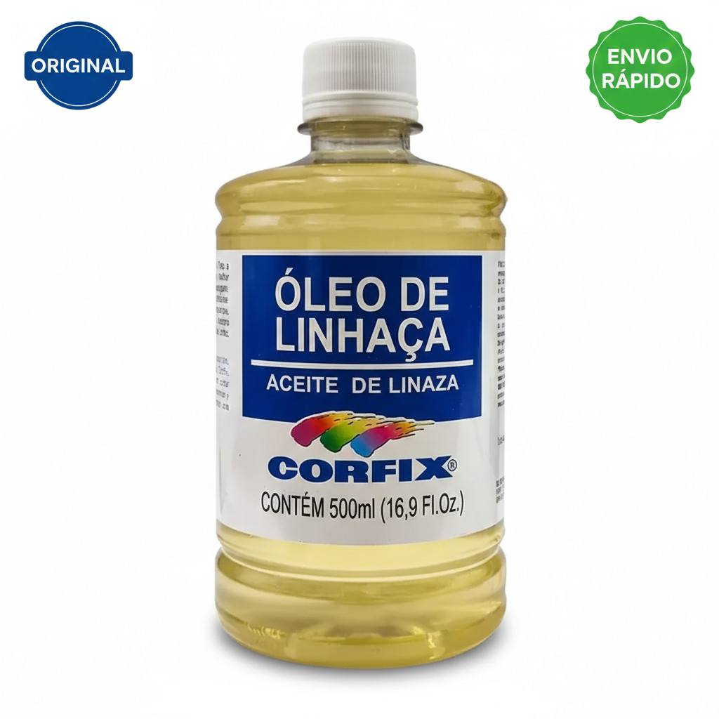 Óleo De Linhaça Para Tinta A Óleo Corfix 100/ 500 ML