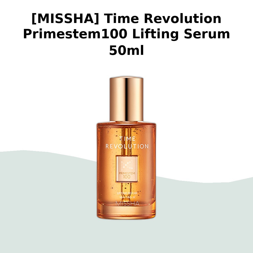 [MISSHA] Time Revolution Primestem100 Sérum Lifting 50ml/Soro Coreano/Efeito Firmador Por AroundHQ
