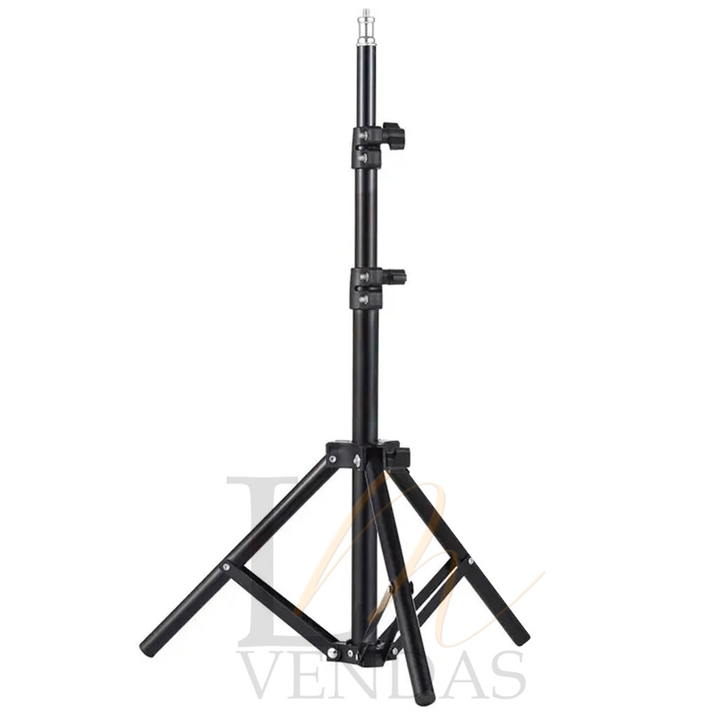 Tripe 2.10 metros Suporte Tripé Tripod Para Iluminadores Ring Light Flash Anel de Luz Softboxes 2m Tik Tok Rells Make em Oferta na Shopee