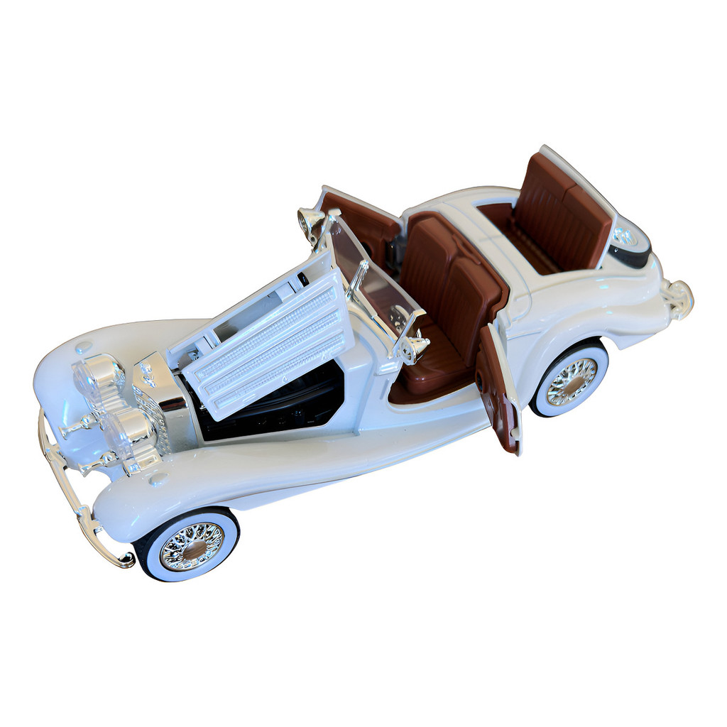 Carro Carrinho Antigo Miniatura Abre Portas Pneus Borracha