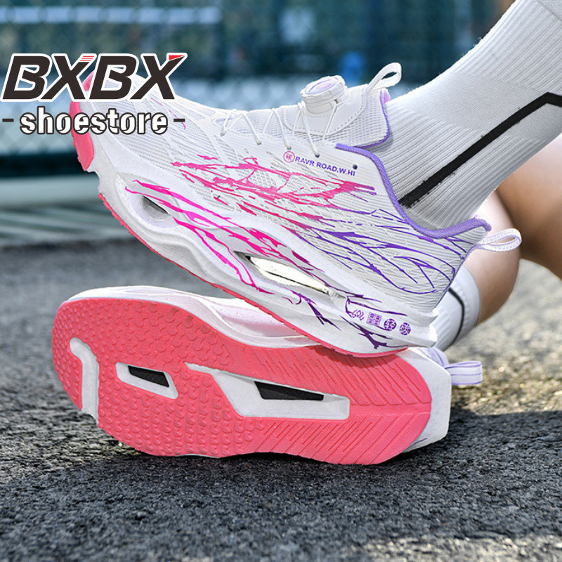 Novos Tênis De Corrida Respiráveis , Sapatos Esportivos ultra Leves Com Absorção De Choque De Placa De Carbono 31-44 — imagem 2 de 2