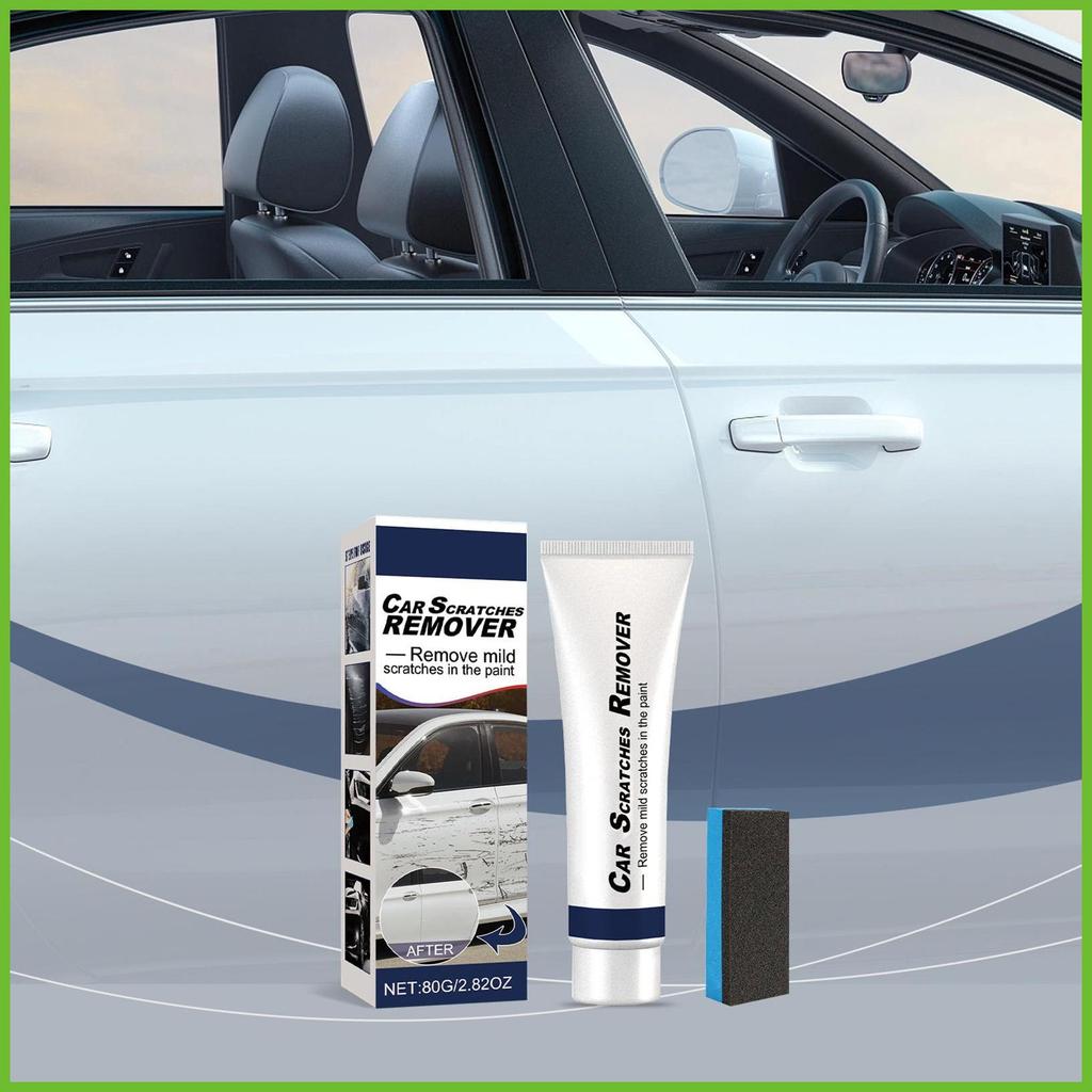 Reparação De Arranhões De Carro 80g Manutenção De Polimento Externo Com Esponja Pasta De Remoção Para Veículos SUVs teas