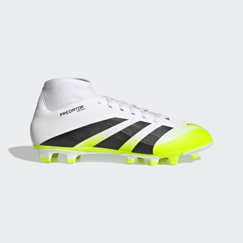 Chuteira Adidas Campo Predator Club Sock Branco/Verde