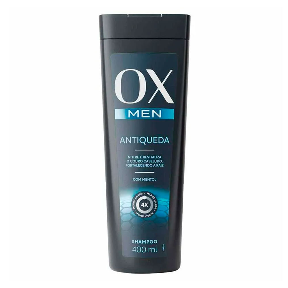 Shampoo Ox Men Antiqueda 400ml em Oferta na Shopee