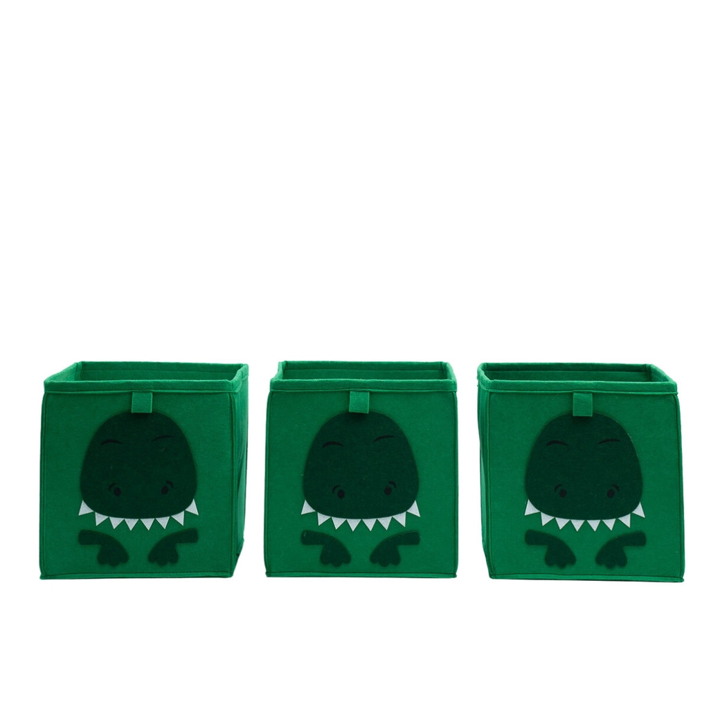 Kit 3 organizadores infantis dobráveis para roupas e brinquedos - Oikos