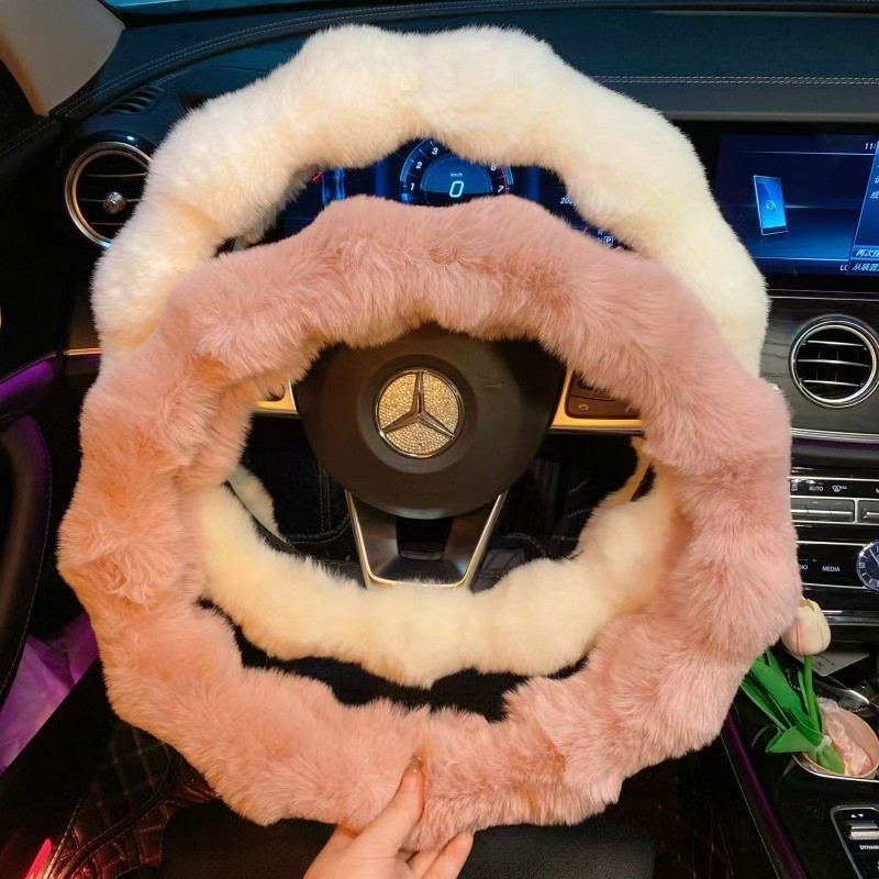 Bolha quente das mulheres dos homens capa de lã capa volante do carro guiador capa outono inverno lã Universal