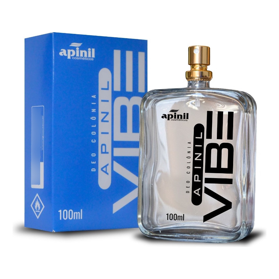 Vibe Deo Colônia Apinil Masculina 100ml - Huracan Distribuidora