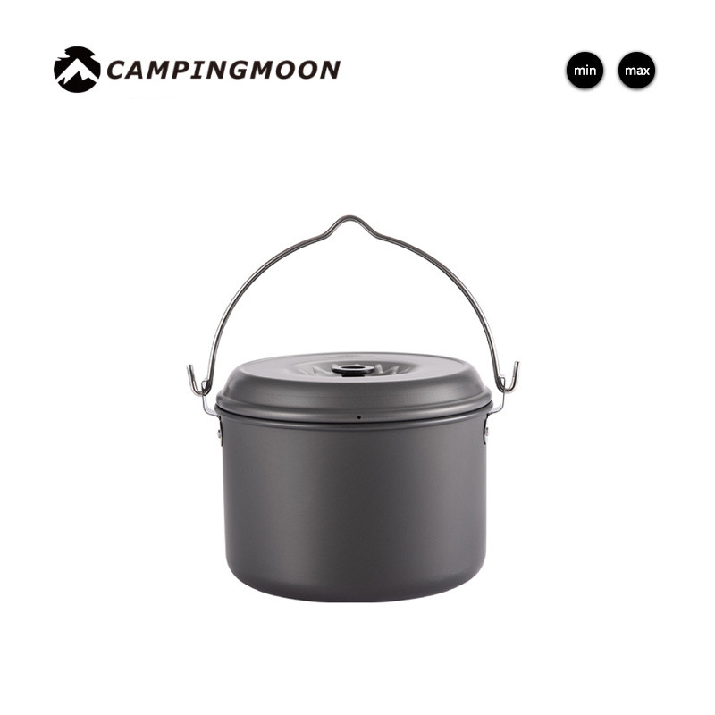Koman acampamento ao ar livre pendurado pote chaleira portátil equipamento de acampamento churrasco panelas conjunto MC-