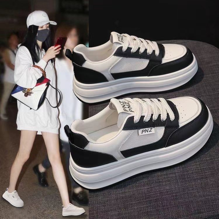2026 primavera novo estilo sapatos femininos respirável sapatos brancos femininos versão coreana All-Match sapatos espor