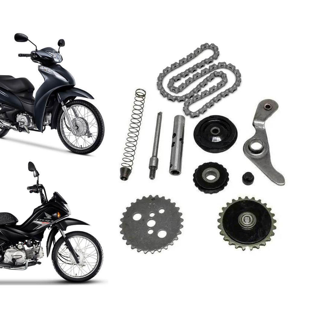 KIT TENSOR CORRENTE COMANDO 10 PÇS BIZ 110 POP 110