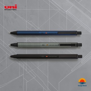 Uni Kuru Toga Metal 0.3/0.5mm/Grafite Auto-Rotativo/Corpo Aluminio/Nib Damper/3 Cores/Japao