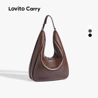 (Lovito Carry) Bolsa Térmica Casual de Grande Capacidade com Alça Superior para Mulheres LR19E022 em Oferta na Shopee