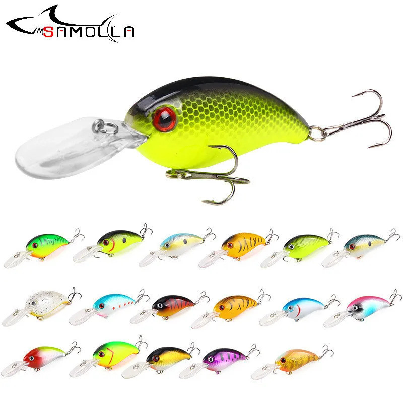 Isca Artificial Crankbait para Pesca, Peso 13.6g, Artigos de Pesca, Isca Artificial de Peixe Falso, Iscas de Pesca Afund