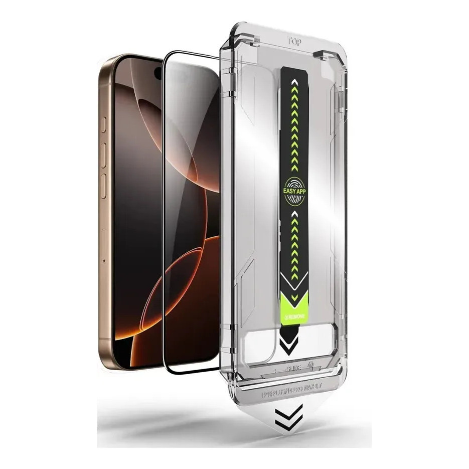 Película Hd Clear Transparent Vidro iPhone Kit Com Aplicador