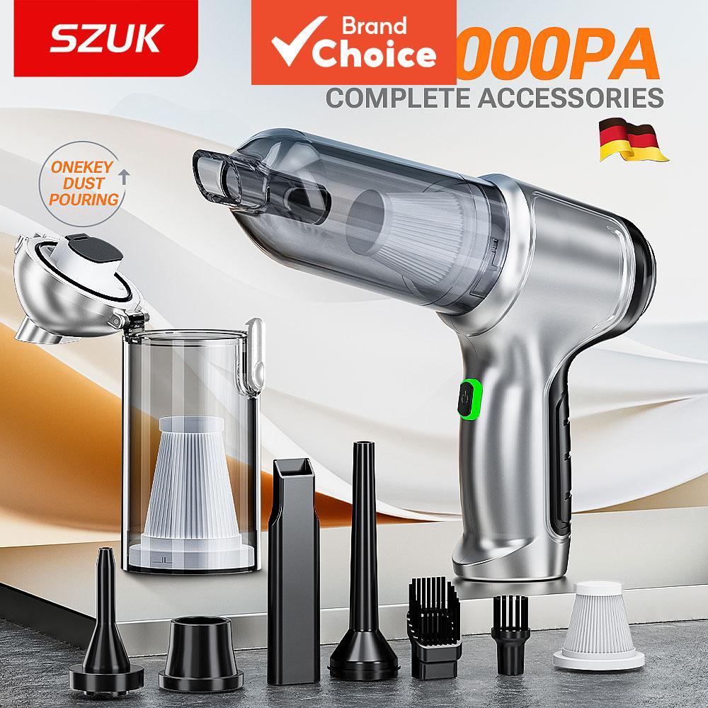  Aspirador de pó de carro mini SZUK portátil sem fio de alta potência para limpeza de quarto
