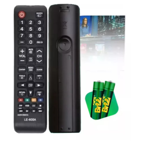Controle Remoto Universal P/ Tv Samsung Lcd Led Modelo 605a - Lelong
